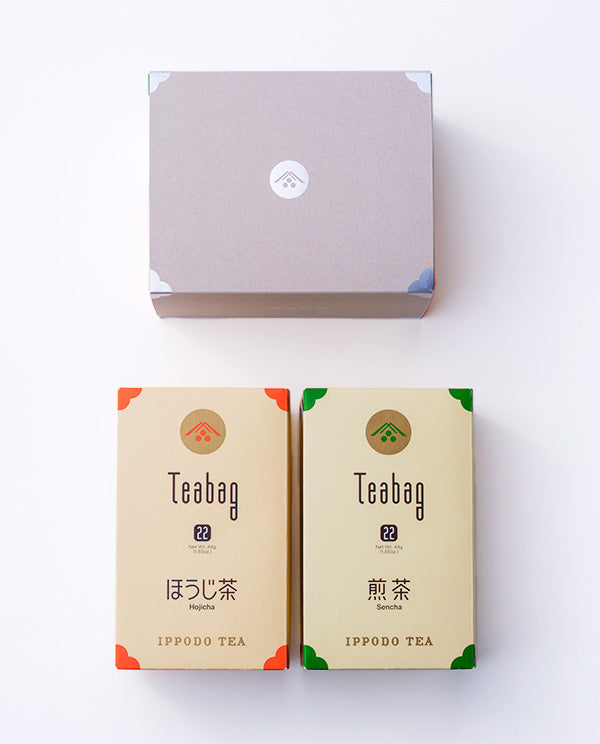 ティーバッグ2箱セット(煎茶・ほうじ茶)