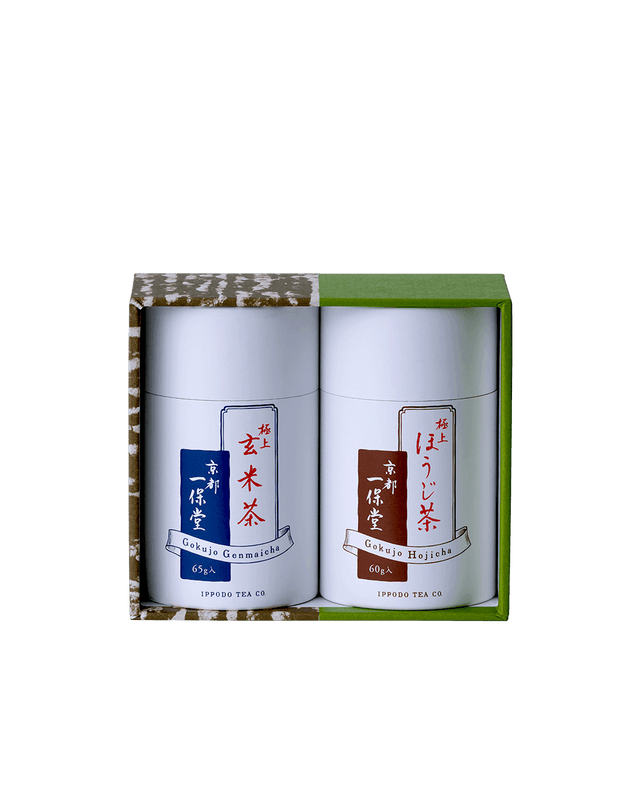 極上ほうじ茶・極上玄米茶 (紙筒)