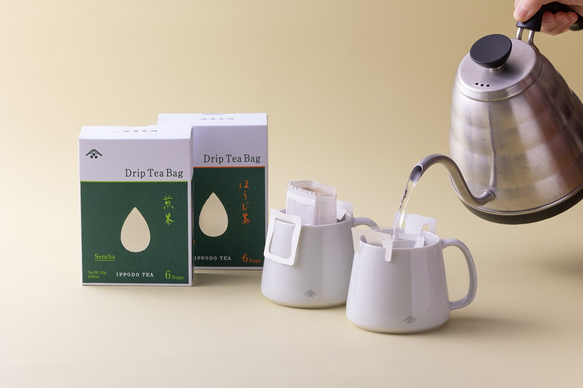 【商品】ドリップティーバッグ　煎茶・ほうじ茶2つの味が新登場！