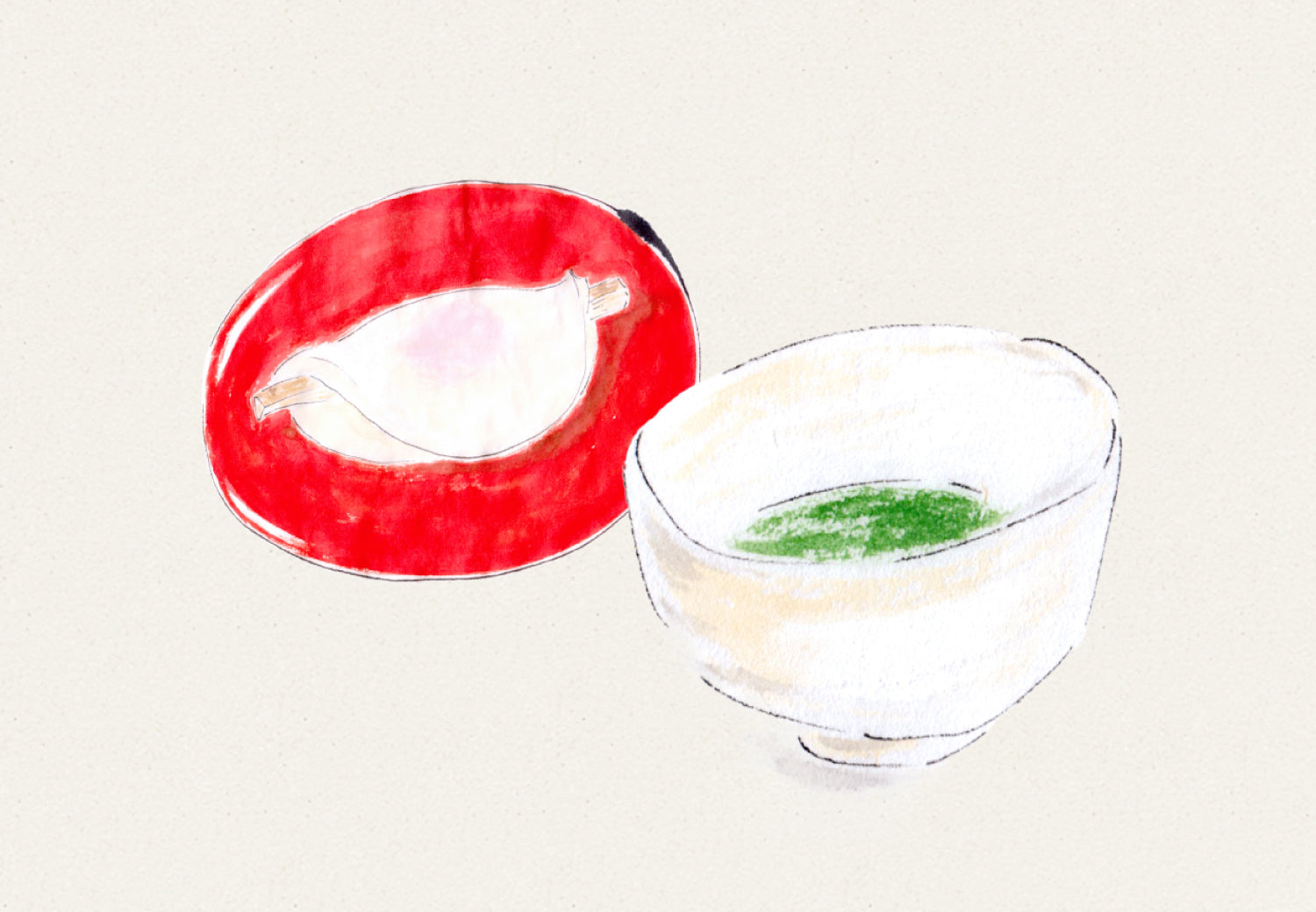 【京都本店】喫茶室嘉木 1/4-7限定「新春特別抹茶 駒昔と花びら餅」