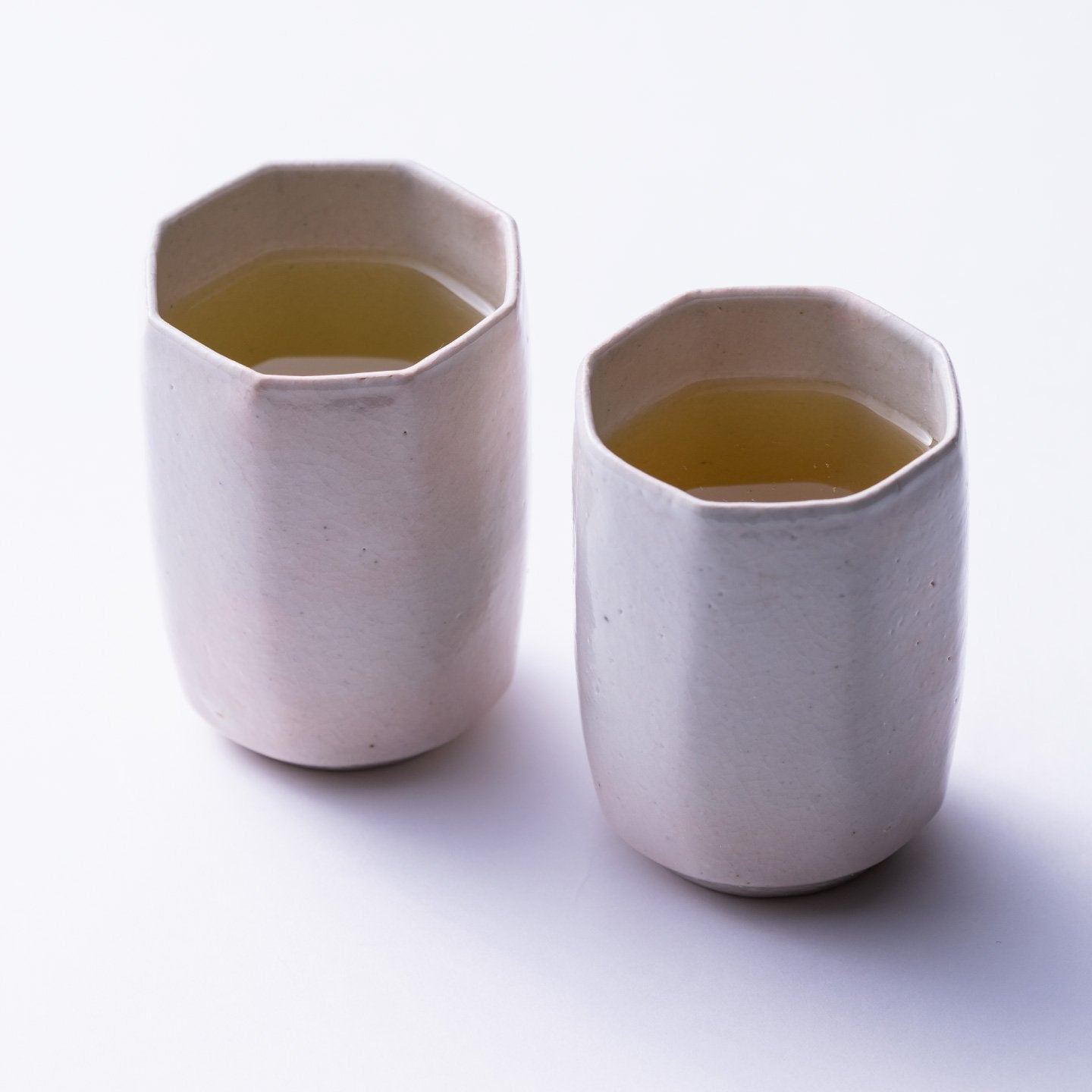 熱々の玉露と煎茶