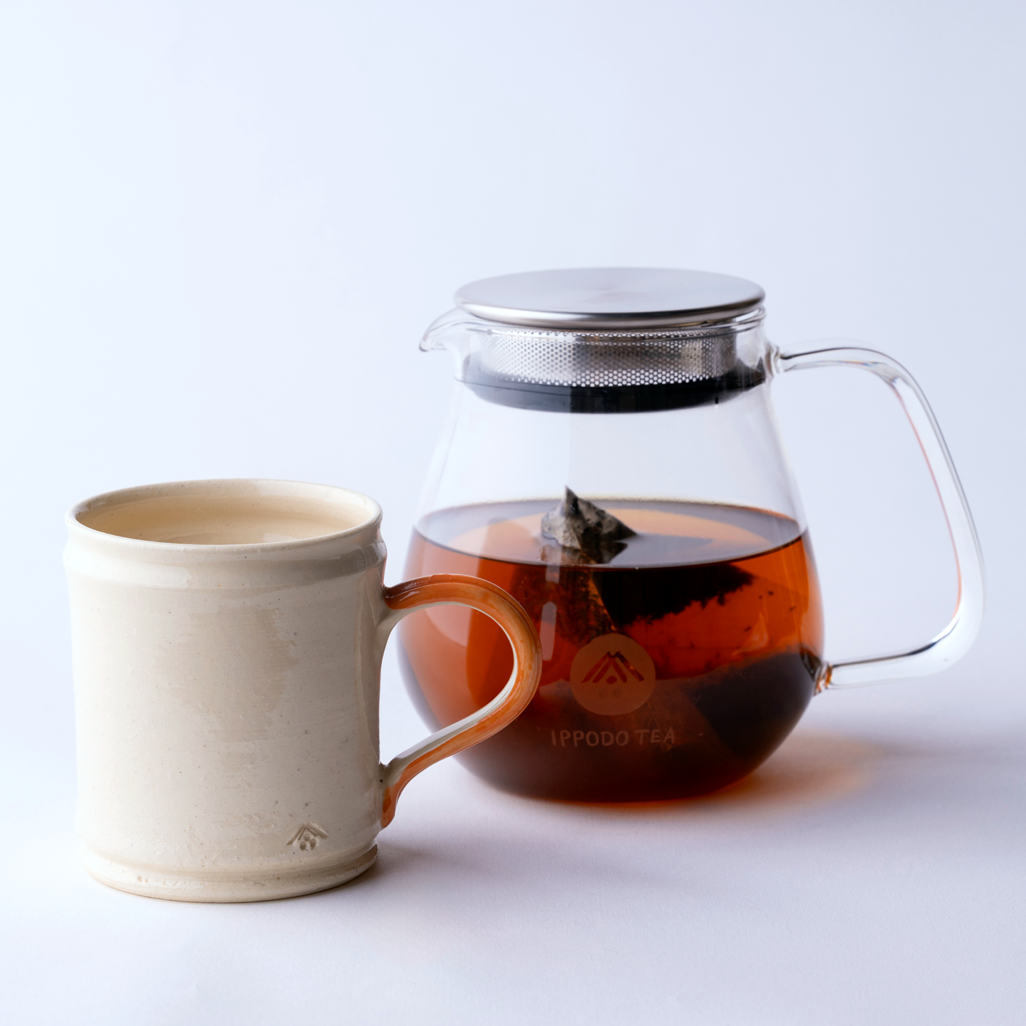 ティーポットでいり番茶を作る（大容量ティーバッグ）