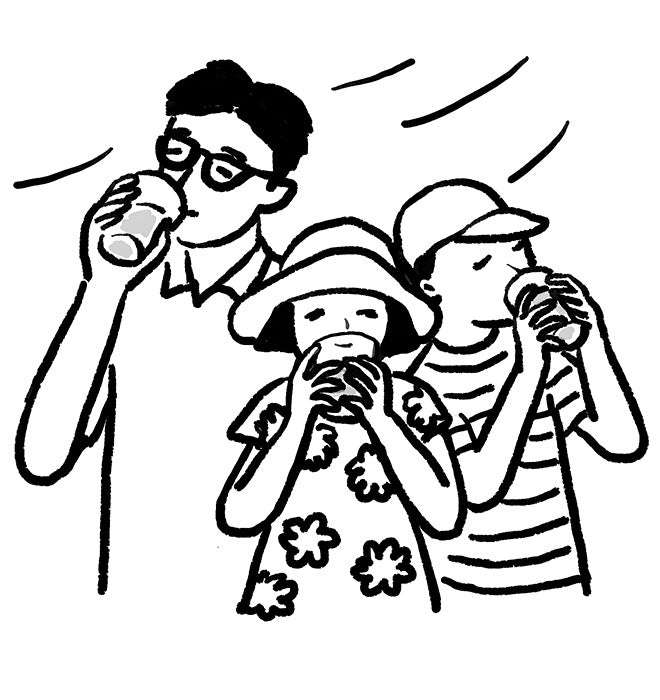 とっておきの<br>冷たいお茶