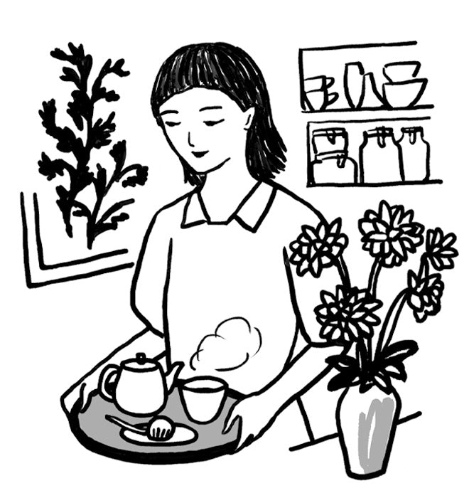 夏に飲みたい、<br>あたたかいお茶