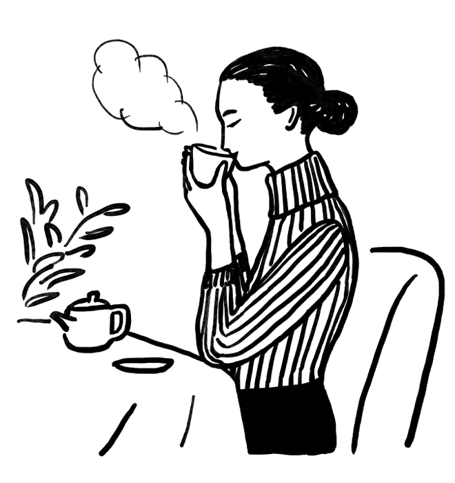 私の食後のいっぷく