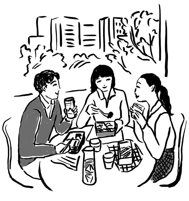 ランチタイムのお茶