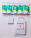 【5月23日発売】季節のお配りセット(新茶ティーバッグ×5個・新茶栞5枚・手提げ袋5枚付き）