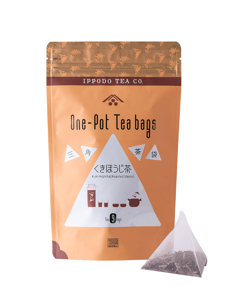 三角茶袋くきほうじ茶9袋入