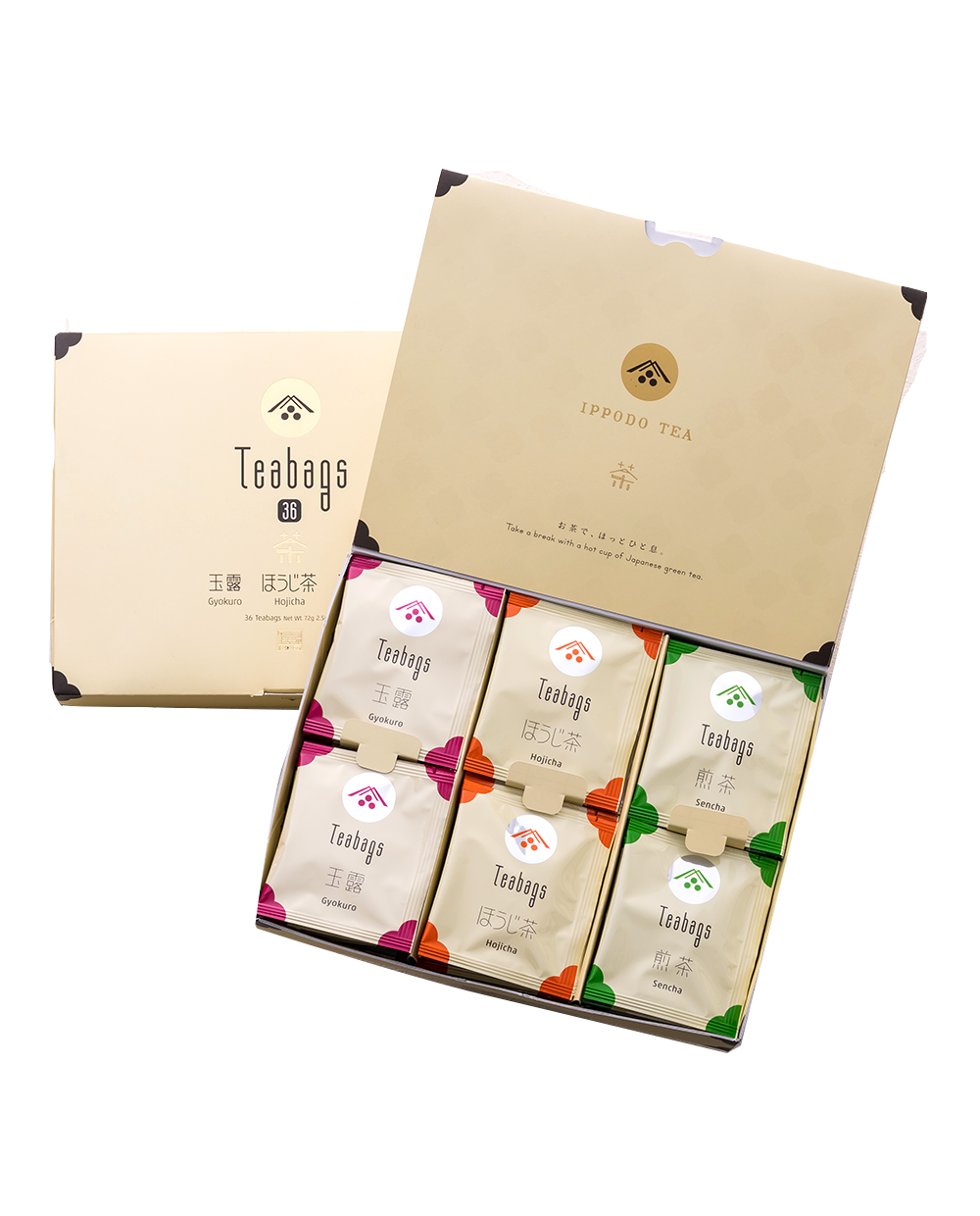 ティーバッグセット36(玉露・煎茶・ほうじ茶)
