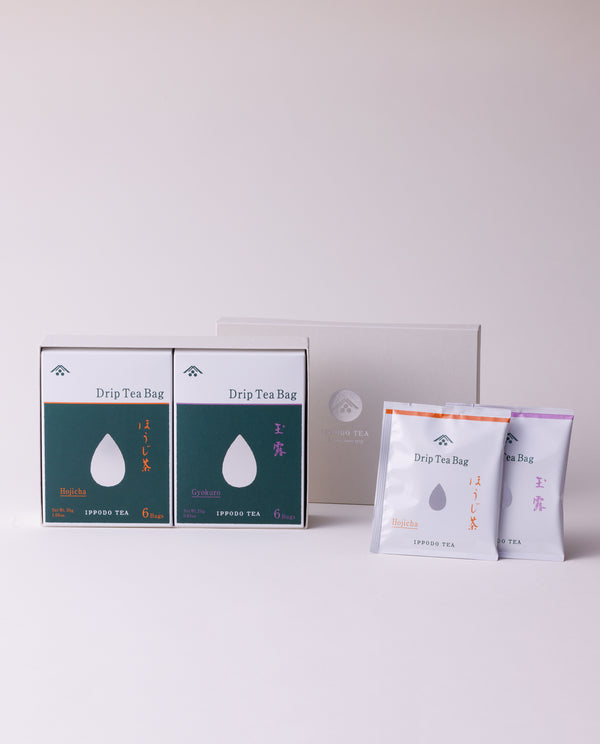 [在庫なし]ドリップティーバッグセット(玉露・ほうじ茶)