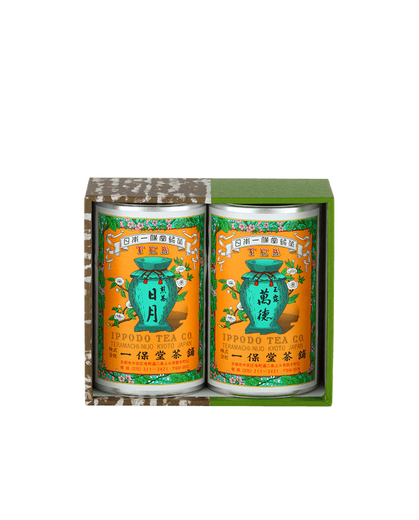 玉露 萬徳・煎茶 日月 (中缶)