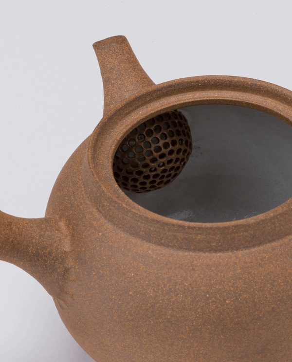 焼締め急須(萬古焼)