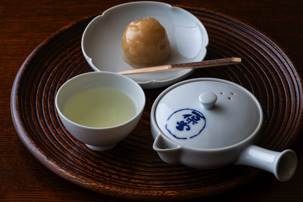 喫茶室「嘉木」の玉露のメニュー