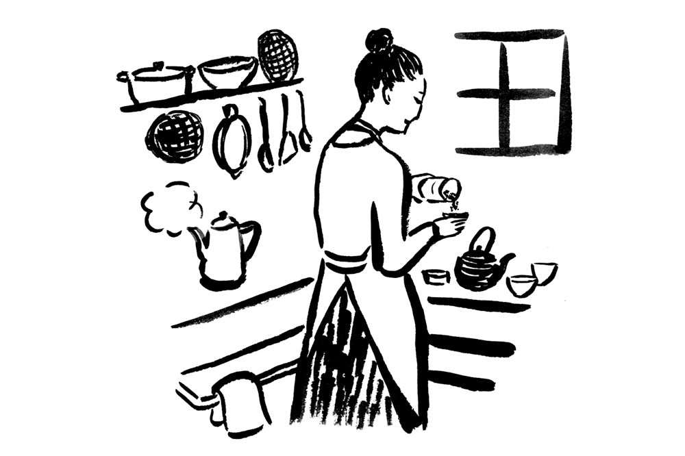 淹れるのイラスト